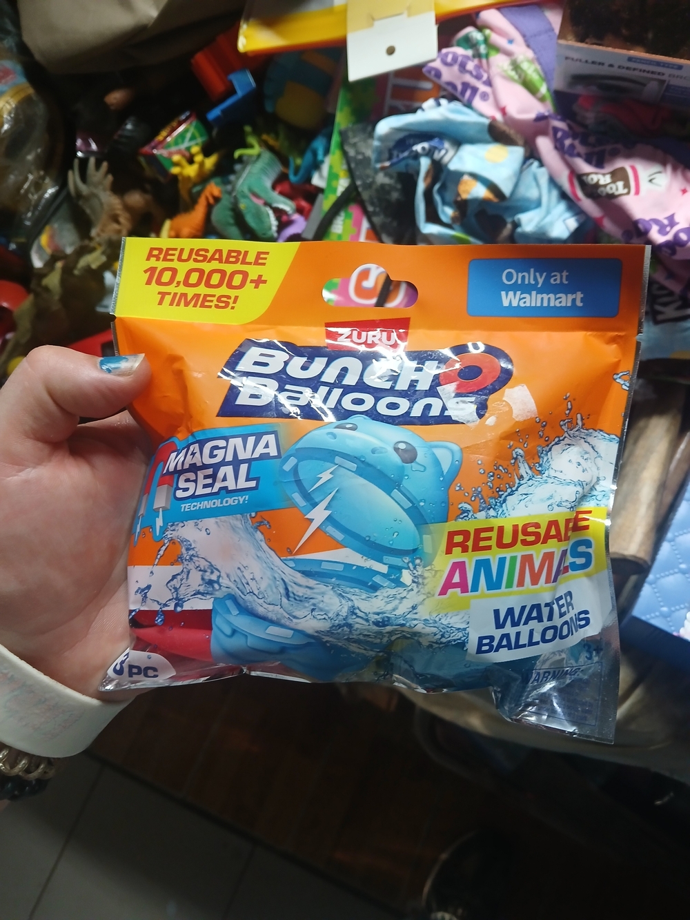 Bunch O Balloons Reusable Animals Water Balloons - Blue by